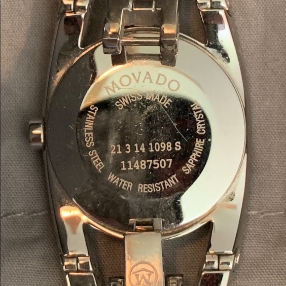 Movado Amorosa Ladies Diamond Set Wrist Watch - Picture 6 of 9